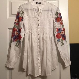 Long sleeve blouse